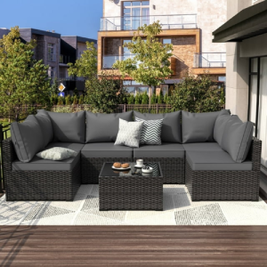 7 Piece Outdoor Patio Furniture